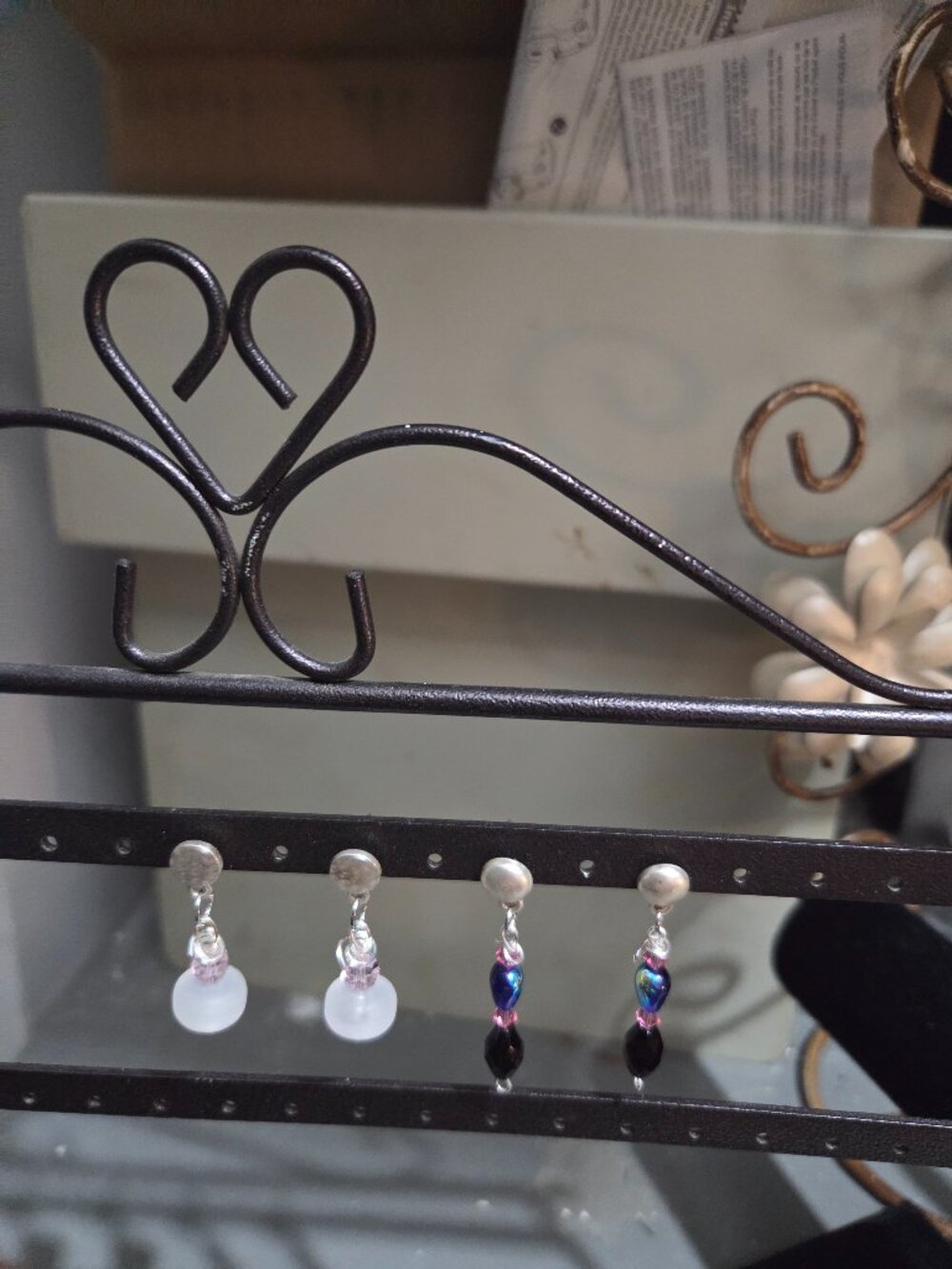 Handmade vintage earrings